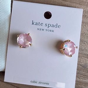 Brand New Kate Spade ENAMEL GUMDROP STUDS IN BLUSH